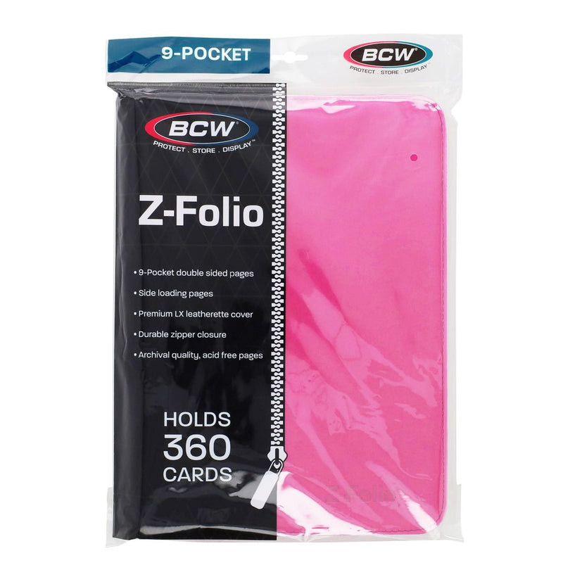 Z-Folio 9-Pocket Album - Pink