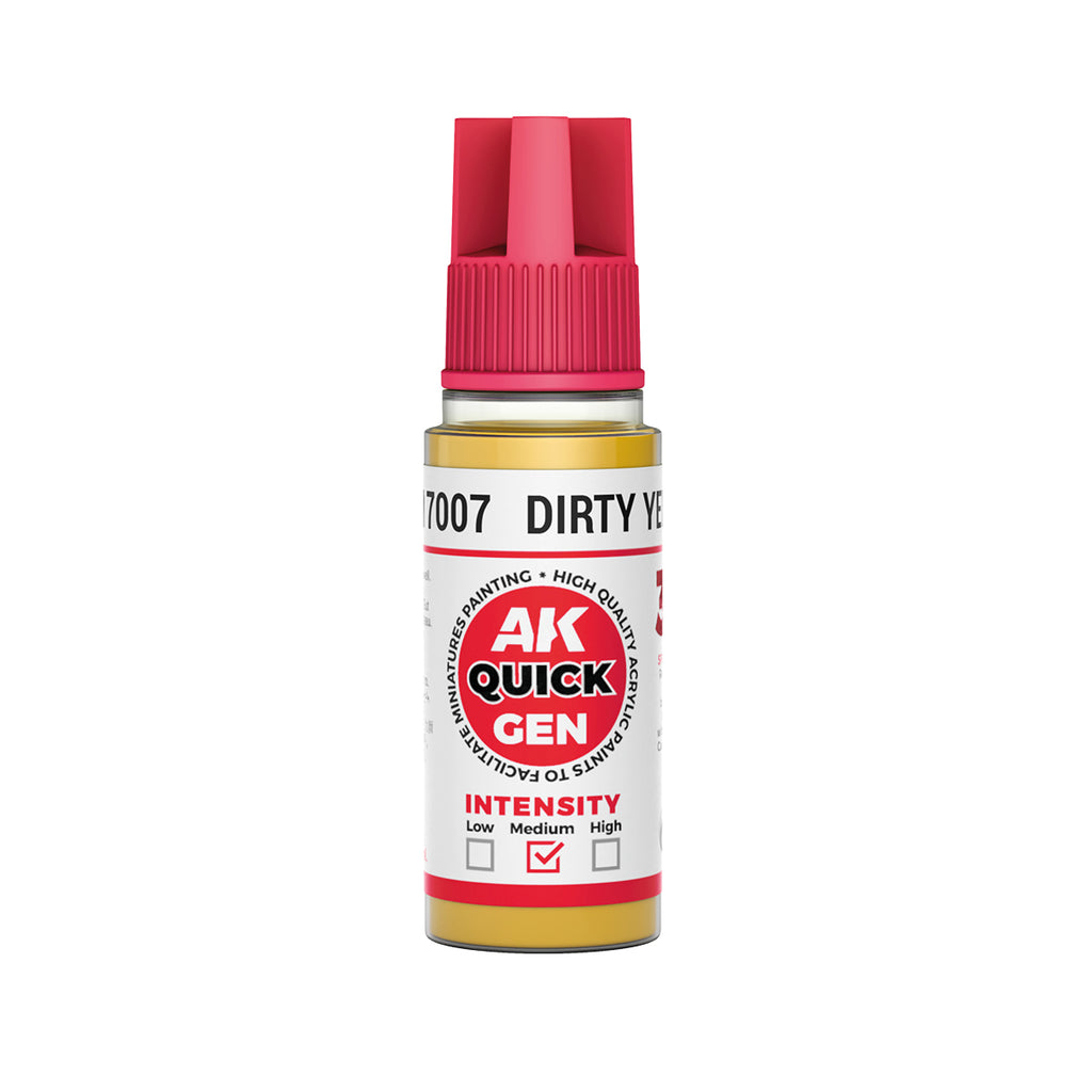 AK Interactive Quick Gen - Dirty Yellow 18 ml