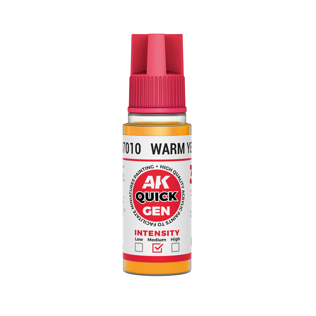 AK Interactive Quick Gen - Warm Yellow 18 ml