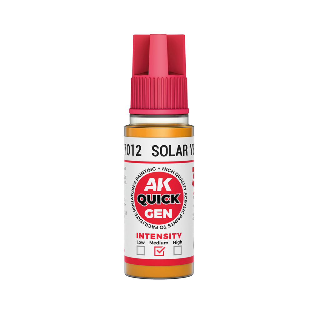 AK Interactive Quick Gen - Solar Yellow 18 ml