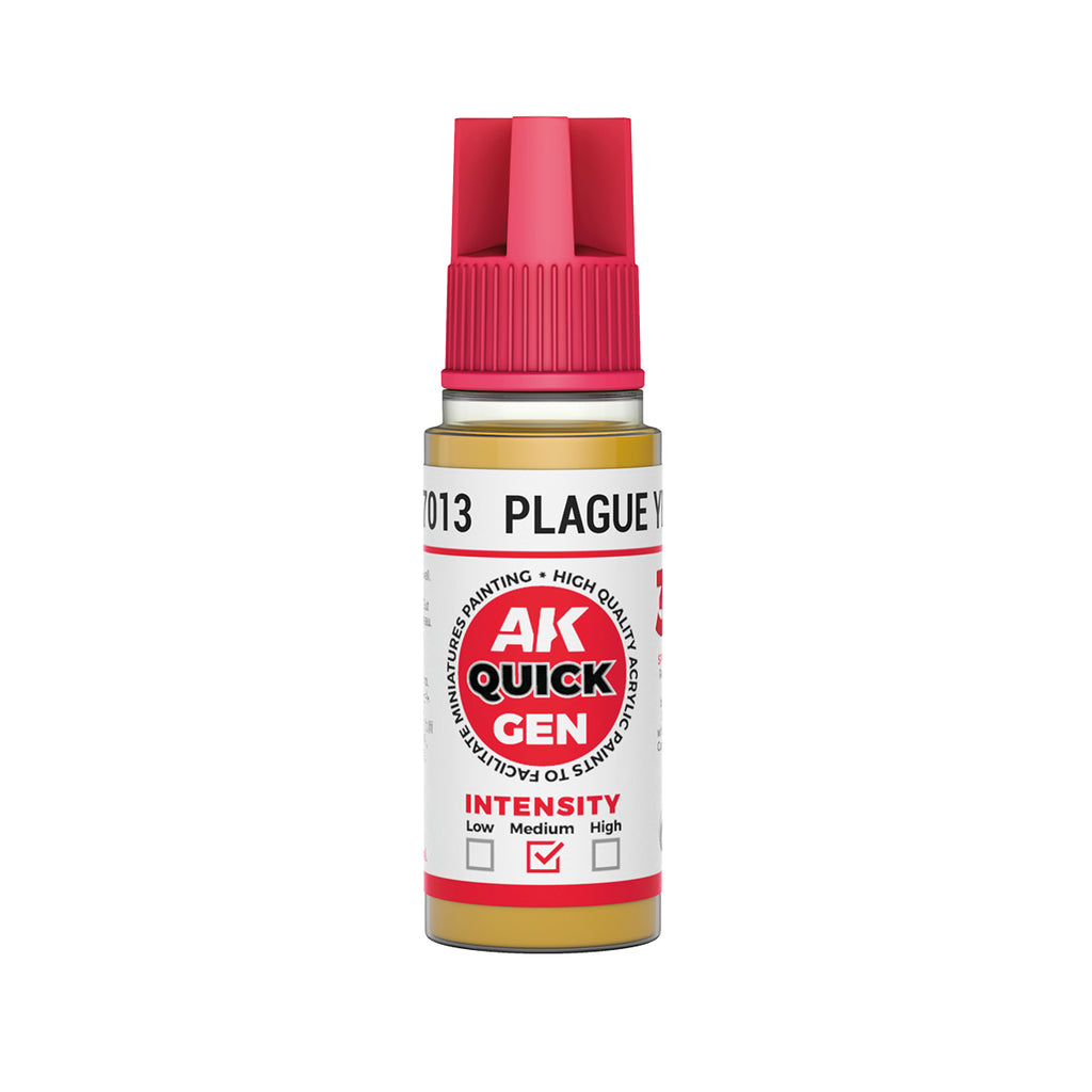 AK Interactive Quick Gen - Plague Yellow 18 ml