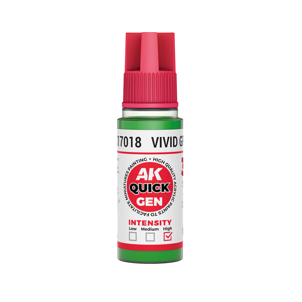 AK Interactive Quick Gen - Vivid Green 18 ml