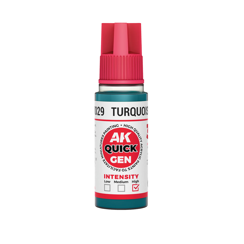 AK Interactive Quick Gen - Turquoise Blue 18 ml