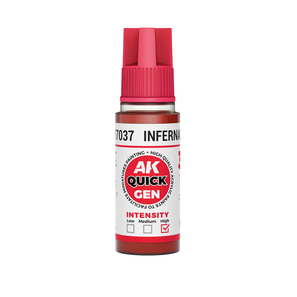 AK Interactive Quick Gen - Infernal Red 18 ml