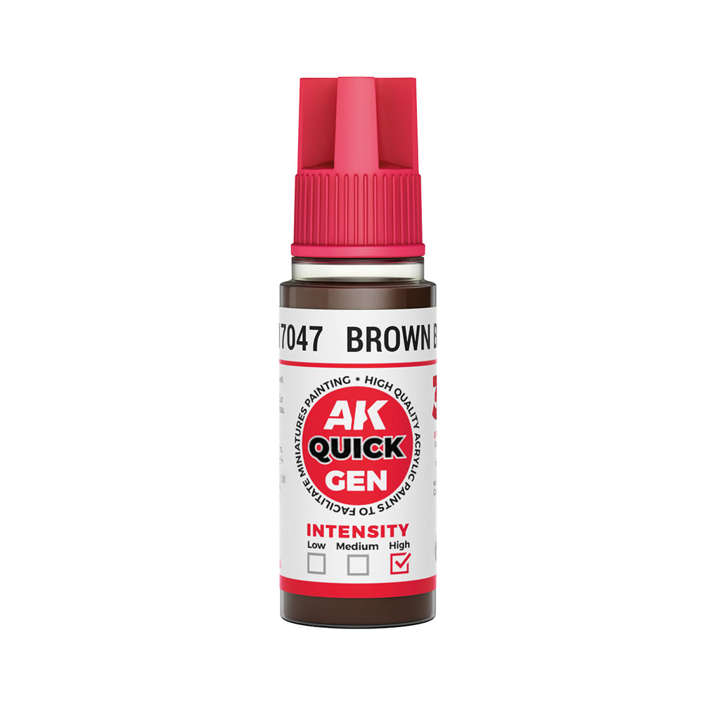 AK Interactive Quick Gen - Brown Black 18 ml
