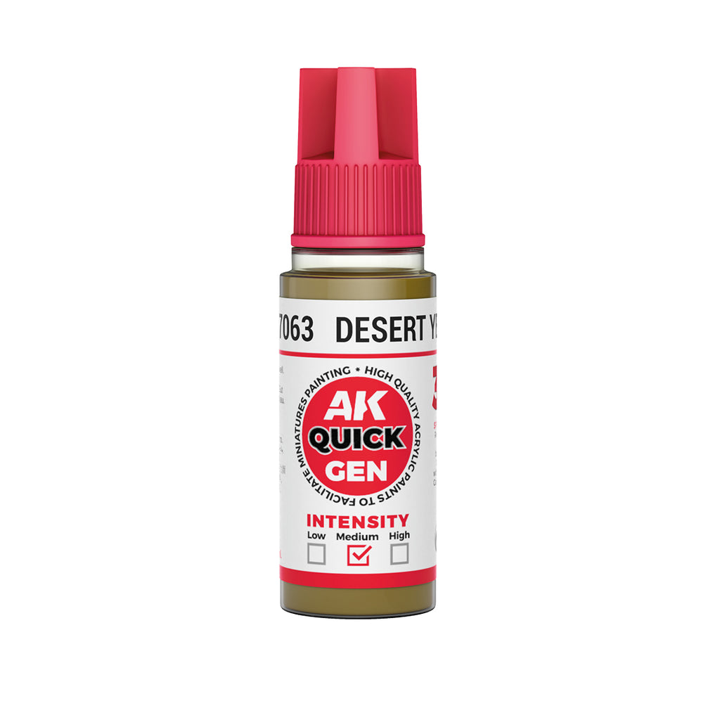 AK Interactive Quick Gen - Desert Yellow 18 ml