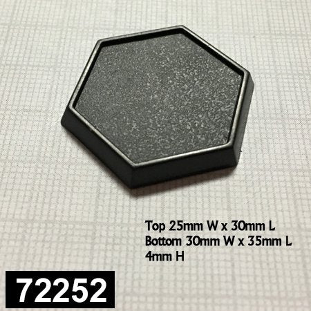 1 Inch Hex Gaming Base (20) RPR 72252