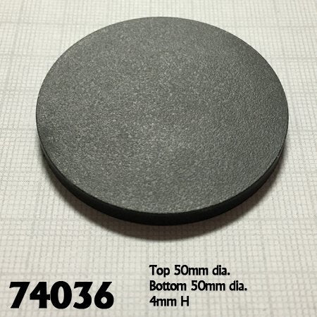 2 Inch Round Plastic RPG Base (10) RPR 74036