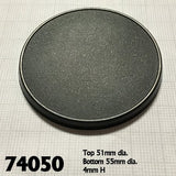 55mm Round Gaming Base (10) RPR 74050