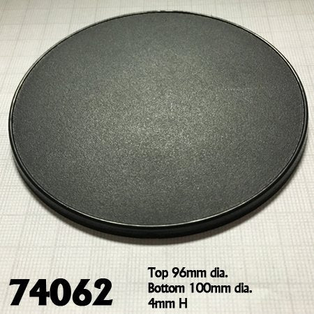 100mm Round Gaming Base (4) RPR 74062