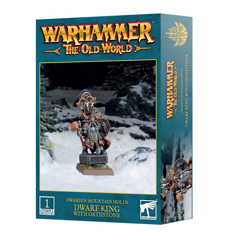 Dwarfen Mountain Holds: Dwarf King with Oathstone GAW 10-16