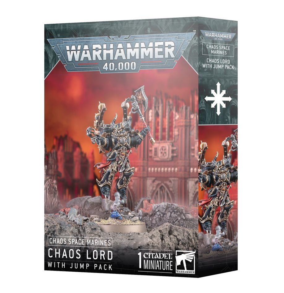 Chaos Space Marines: Chaos Lord with Jump Pack GAW 43-101