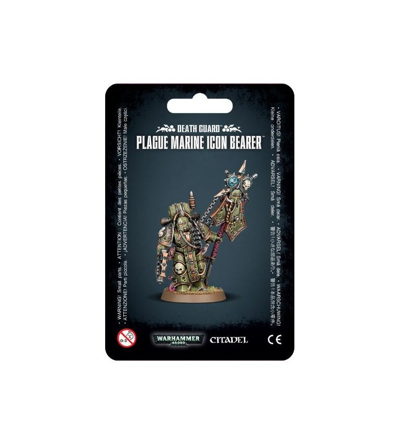 Death Guard: Plague Marine Icon Bearer GAW 43-47