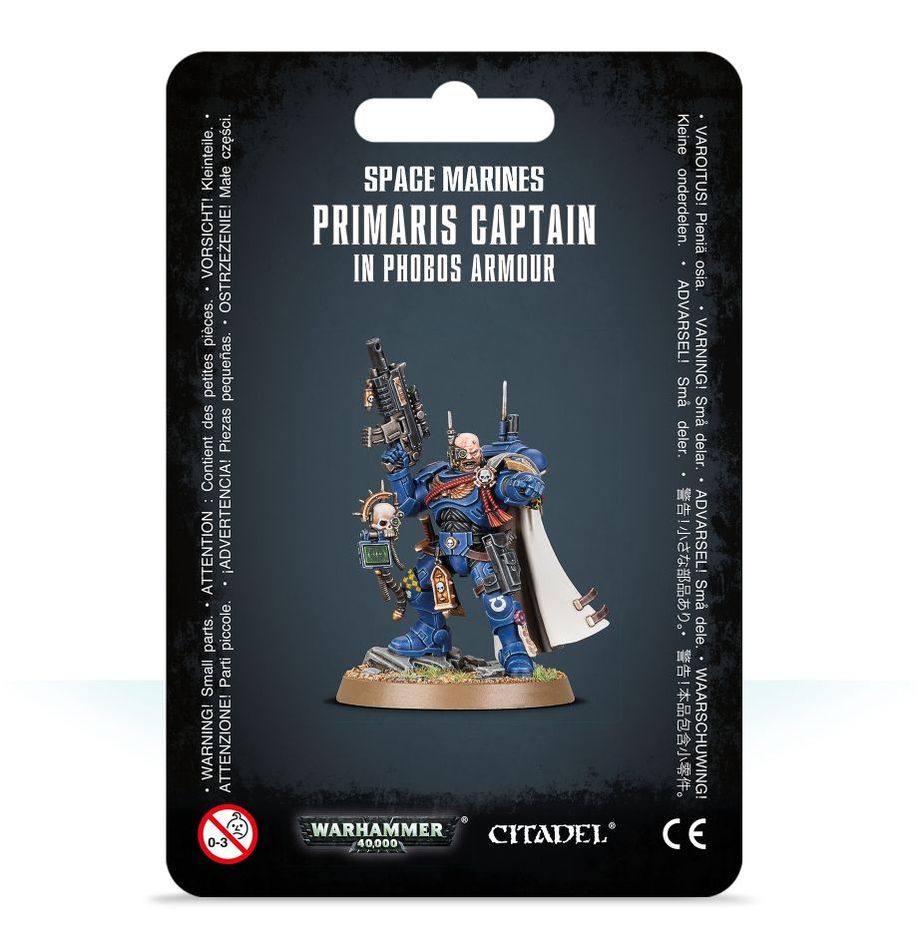 Space Marines: Captain in Phobos Armour GAW 48-68