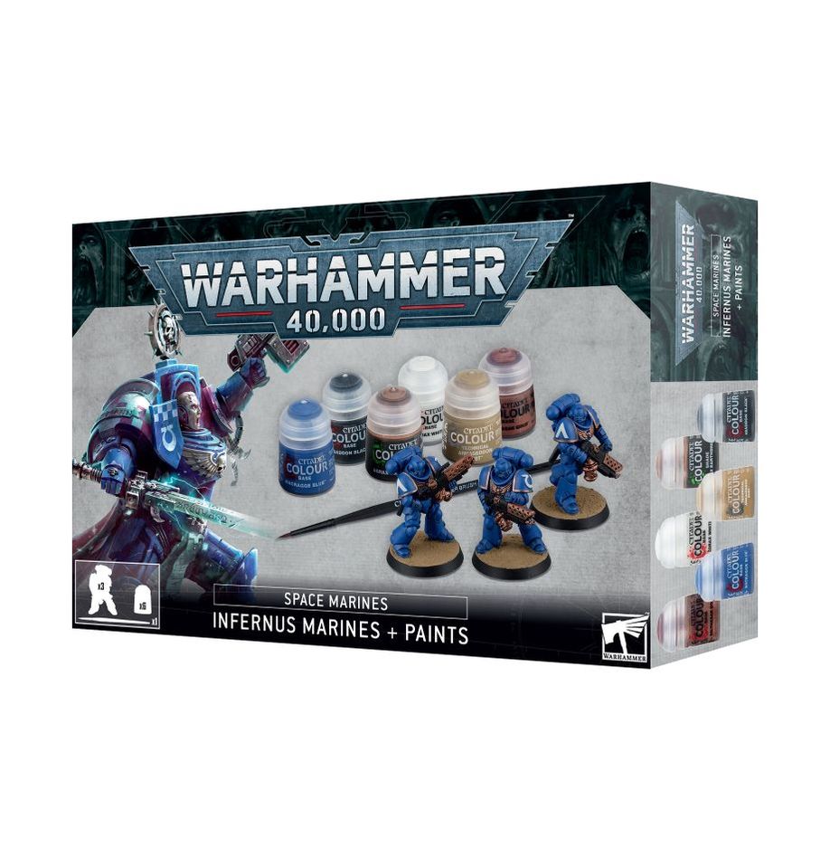 Space Marines: Infernus Marines + Paints Set GAW 60-11