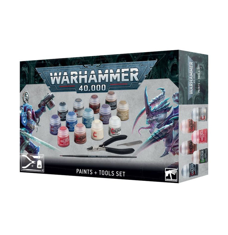 Warhammer 40k: Paints + Tools Set GAW 60-12