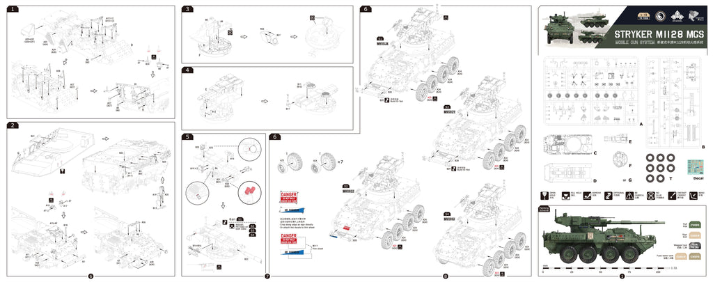 1/72 Stryker M1128 MGS LTG 3RM-TK7008