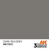 3Gen Acrylics: Dark Sea Grey - Standard LTG AK-11015