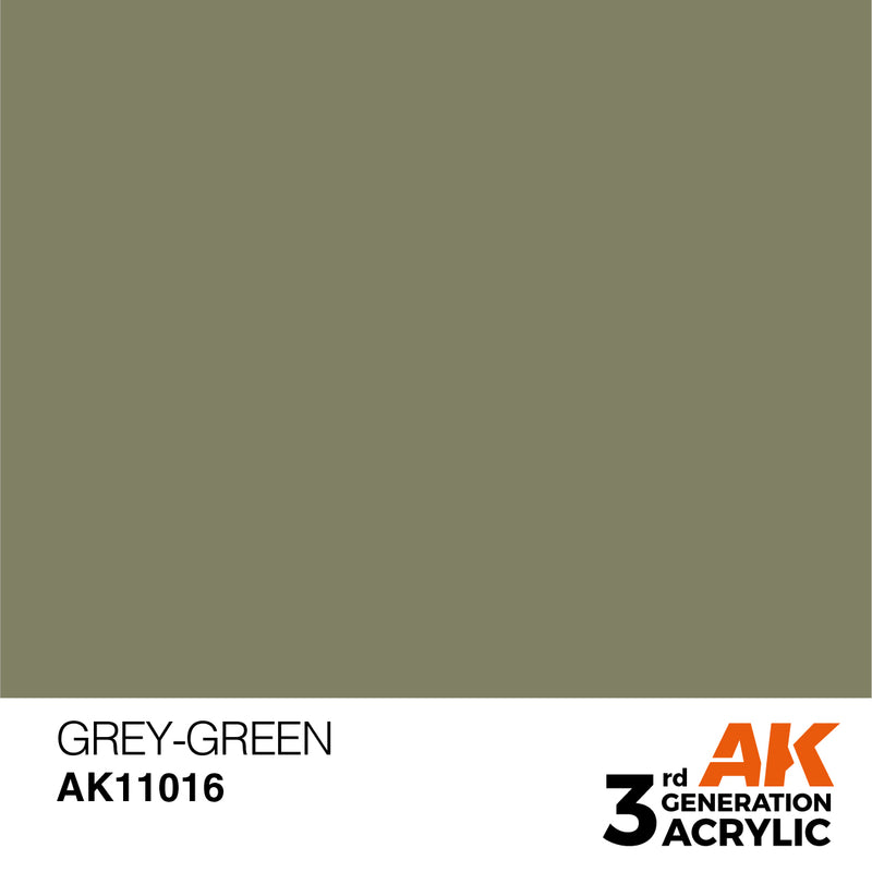 3Gen Acrylics: Grey Green - Standard LTG AK-11016