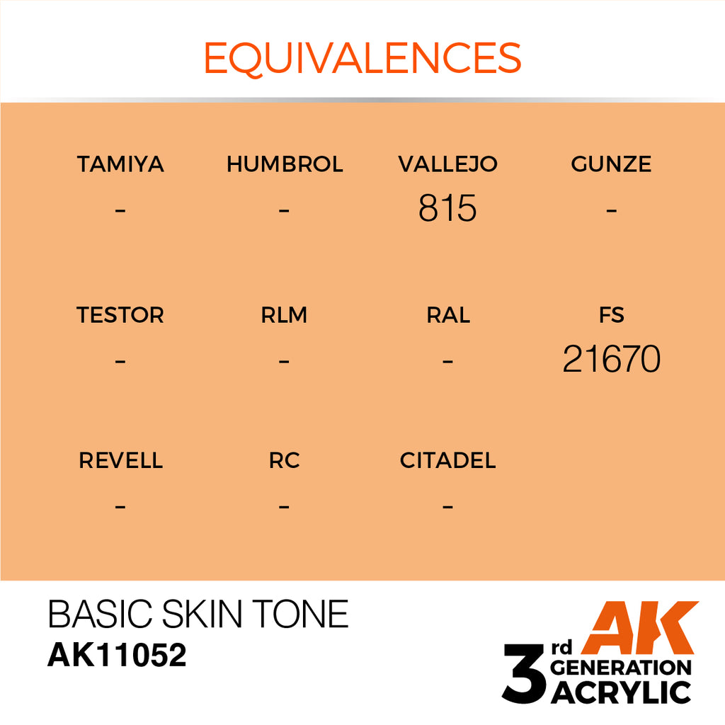 3Gen Acrylics: Basic Skin Tone - Standard LTG AK-11052