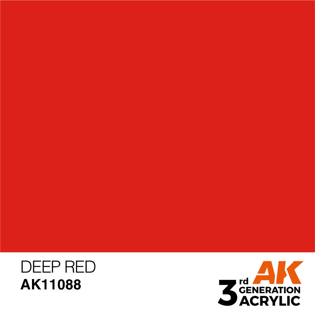 3Gen Acrylics: Deep Red - Intense LTG AK-11088