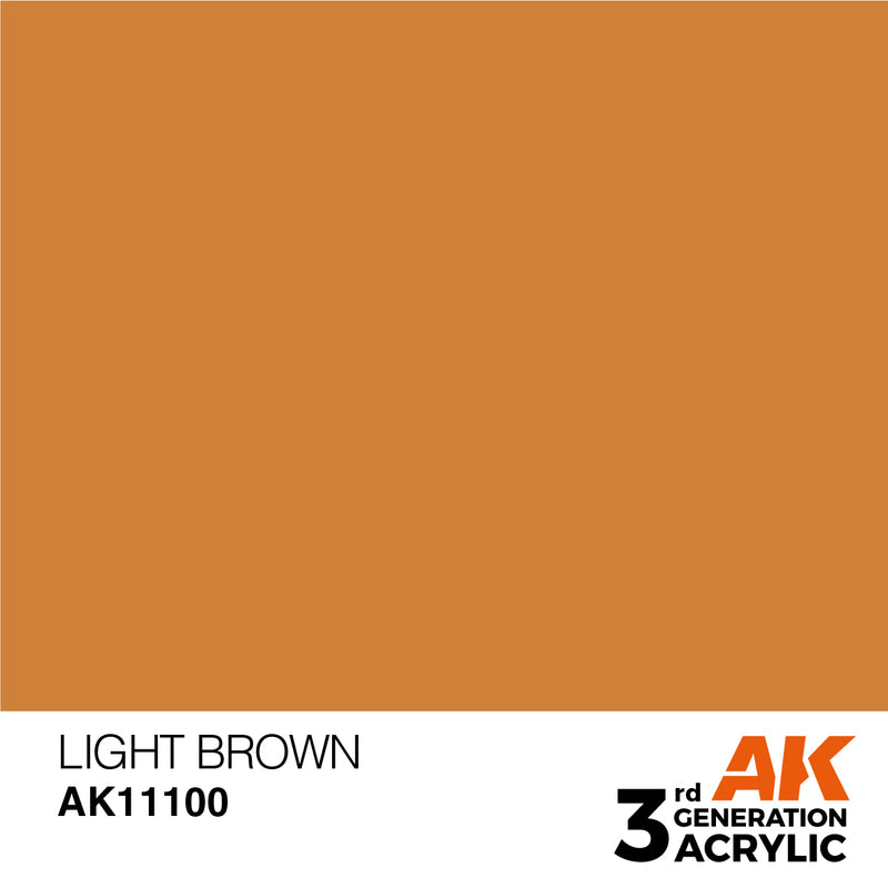 3Gen Acrylics: Light Brown LTG AK-11100