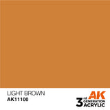 3Gen Acrylics: Light Brown LTG AK-11100