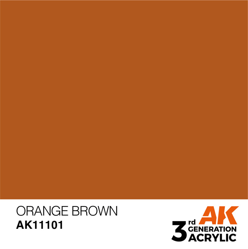 3Gen Acrylics: Orange Brown - Standard LTG AK-11101