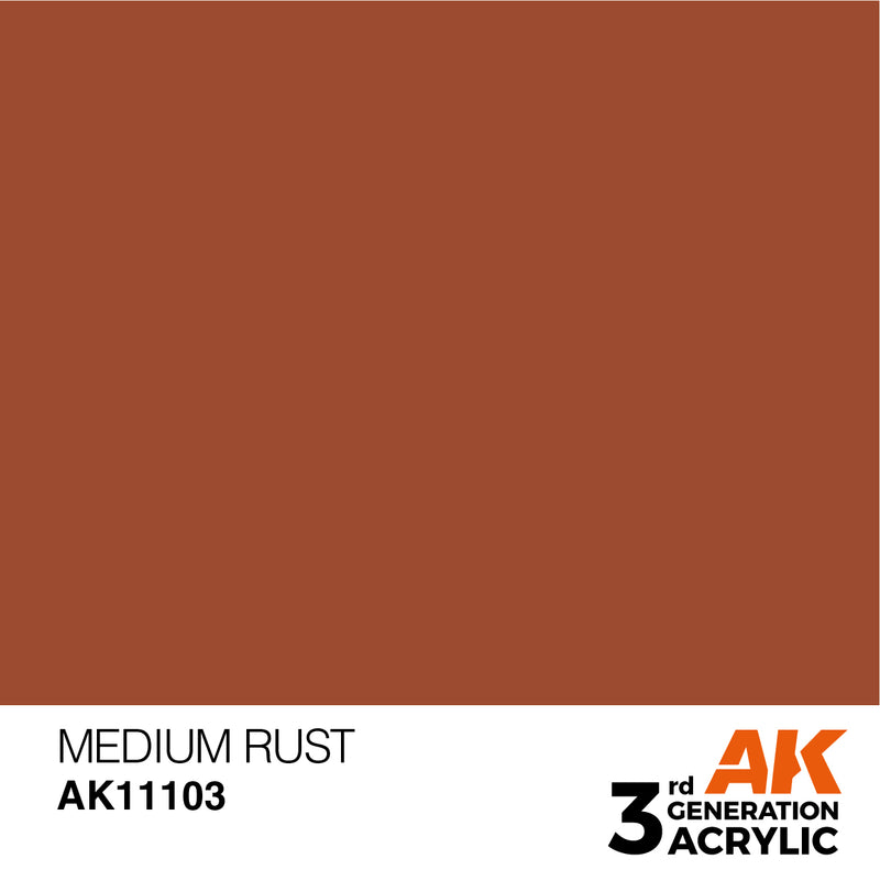 3Gen Acrylics: Medium Rust - Standard LTG AK-11103