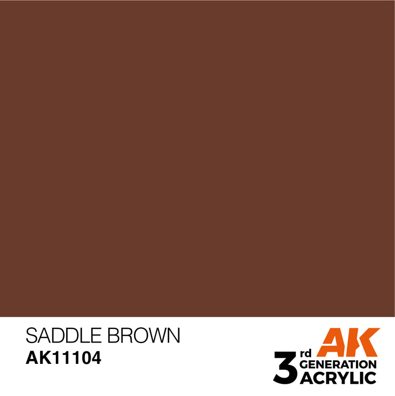3Gen Acrylics: Saddle Brown - Standard LTG AK-11104