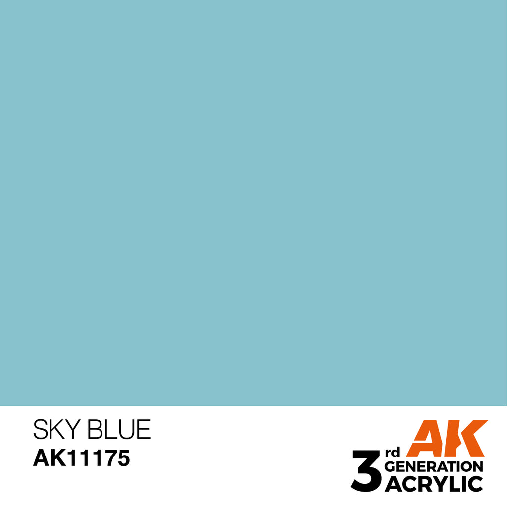 3Gen Acrylics: Sky Blue - Standard LTG AK-11175