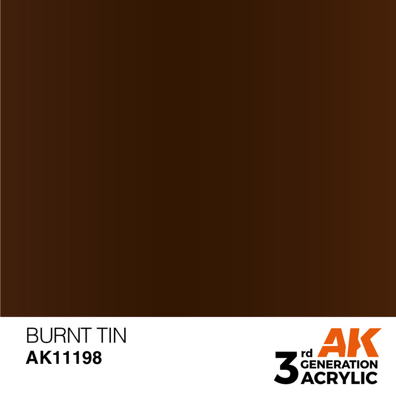 3Gen Acrylics: Burnt Tin - Metallic LTG AK-11198
