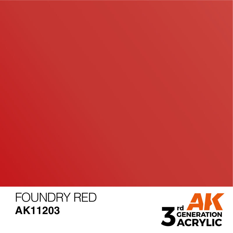 3Gen Acrylics: Foundry Red - Metallic LTG AK-11203