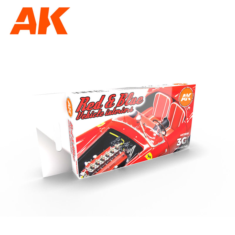 3Gen Acrylics: Red & Blue Vehicle Interiors LTG AK-11685