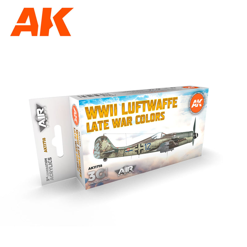 3Gen Acrylics: Air Series - WWII Luftwaffe Late War Colors LTG AK-11718