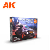 3Gen Acrylics: Transparent Colors Set LTG AK-11758