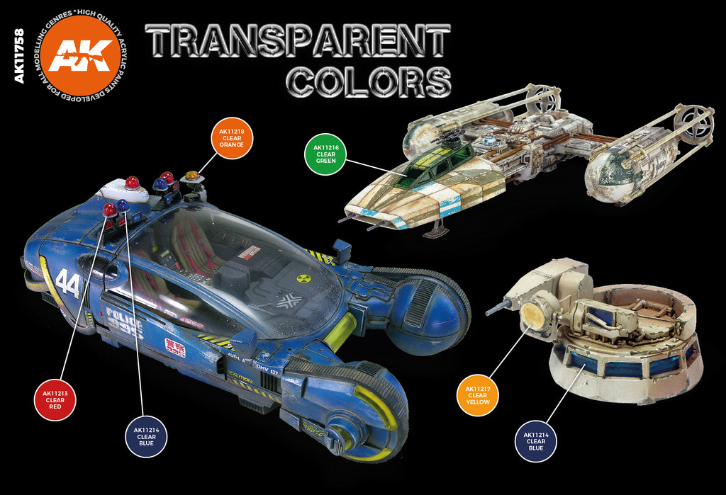 3Gen Acrylics: Transparent Colors Set LTG AK-11758