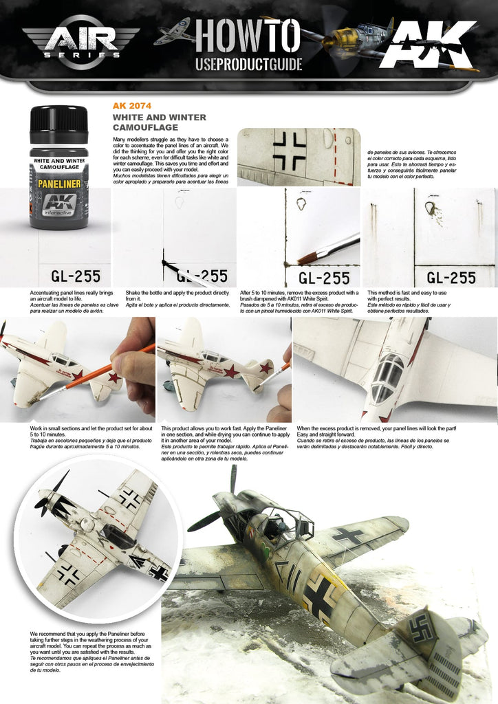 Paneliner For White And Winter Camouflage 35ml LTG AK-2074