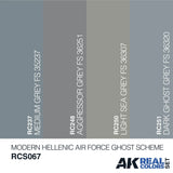 Real Colors: Air - Modern Hellenic Air Force Ghost Scheme Set LTG AK-RCS067