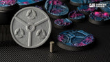 Battle Ready Bases - Alien Infestation: Round 50mm (x3) LTG GSG-GGB-AIR50