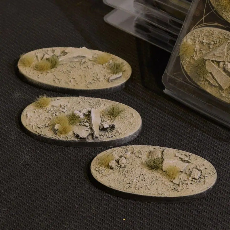 Battle Ready Bases - Arid Steppe: Oval 75mm (x3) LTG GSG-GGB-ASO75