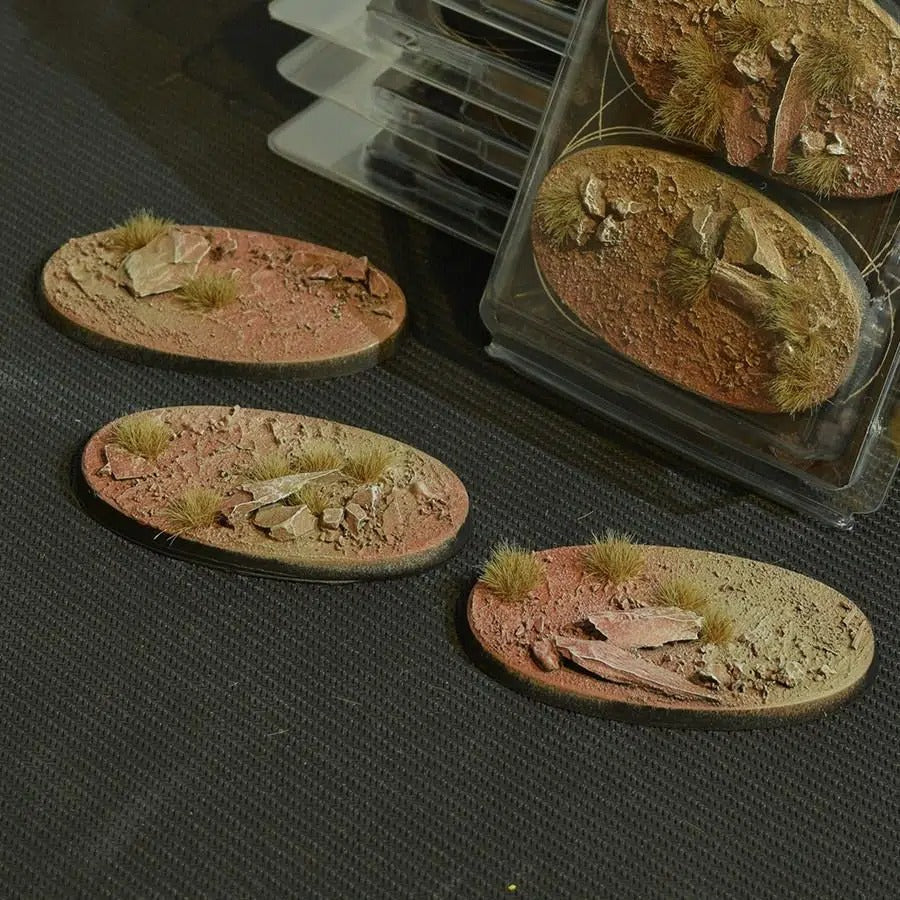 Battle Ready Bases - Badlands: Oval 75mm (x3) LTG GSG-GGB-BLO75