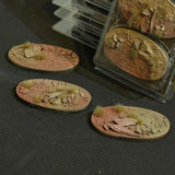 Battle Ready Bases - Badlands: Oval 75mm (x3) LTG GSG-GGB-BLO75