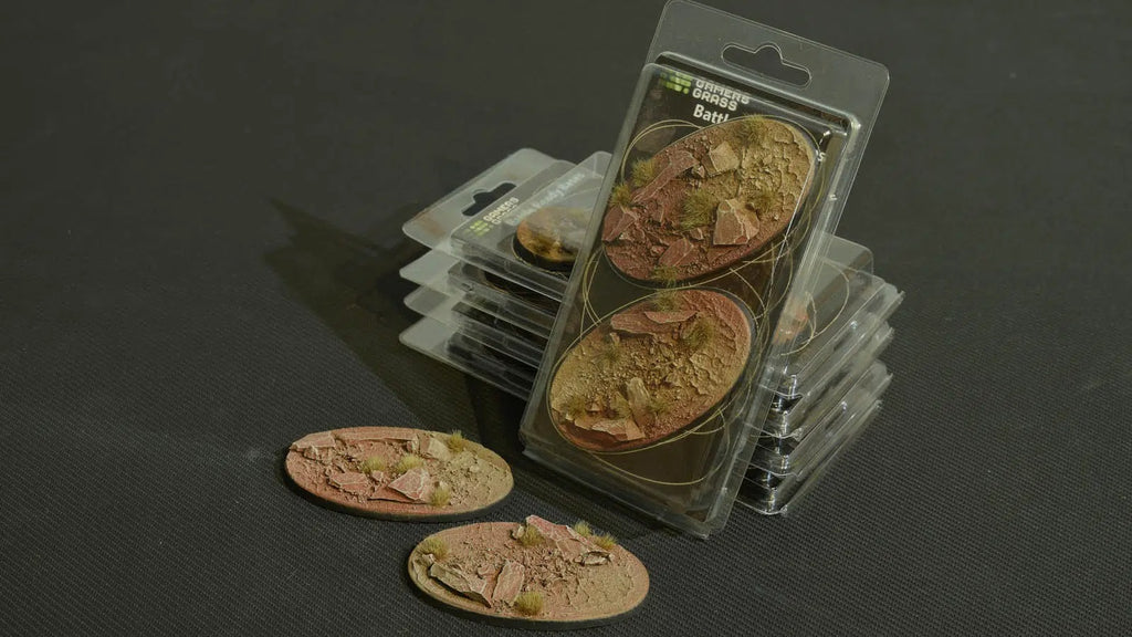 Battle Ready Bases - Badlands: Oval 90mm (x2) LTG GSG-GGB-BLO90