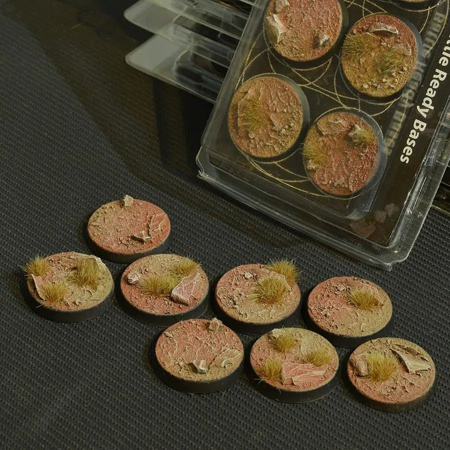 Battle Ready Bases - Badlands: Round 32mm (x8) LTG GSG-GGB-BLR32