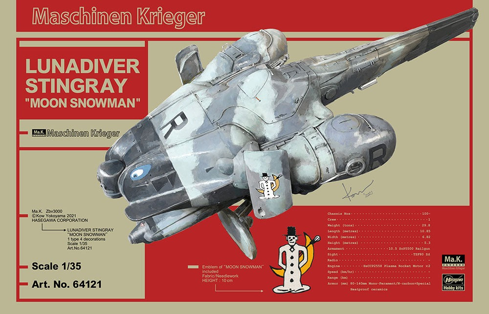 1/35 Maschinen Krieger Ma.K. Lunadiver Stingray "Moon Snowman" LTG HSGWA-64121