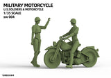 Military Motorcycle U.S. Soldiers & Motorcycle LTG SUYAT-SW-004