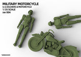 Military Motorcycle U.S. Soldiers & Motorcycle LTG SUYAT-SW-004