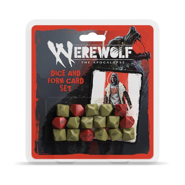 Werewolf: The Apocalypse 5th Edition RPG - Dice and Form Card Set RGS 02592