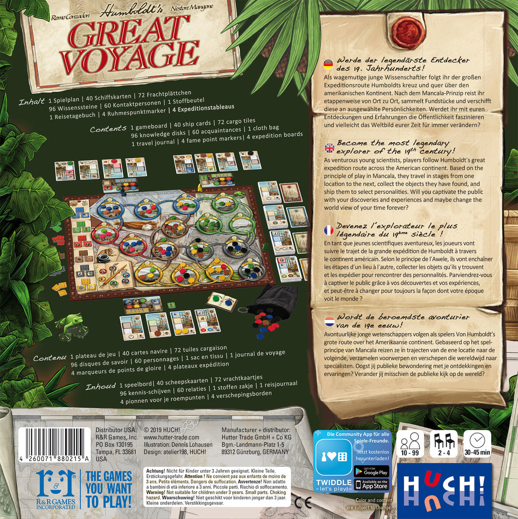 Humboldt's Great Voyage RRG GREAT VOYAGE